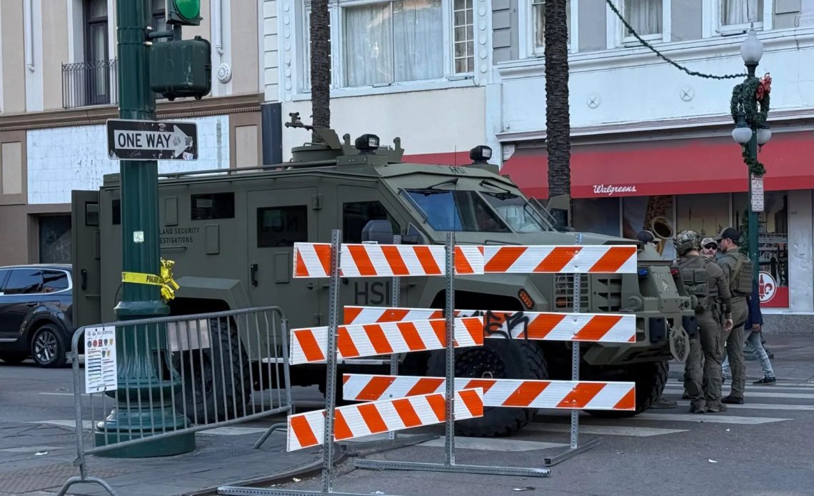 Nueva Orleans instalación de barreras