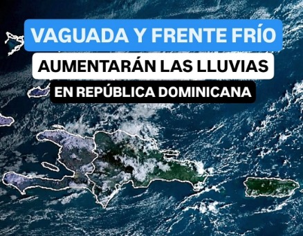 Lluvias podrían incrementar esta tarde por incidencia de vaguada y frente frío