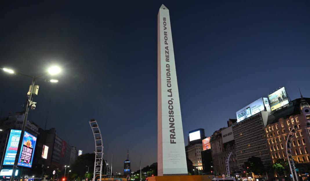 Buenos Aires al papa Francisco: “La ciudad reza por vos”