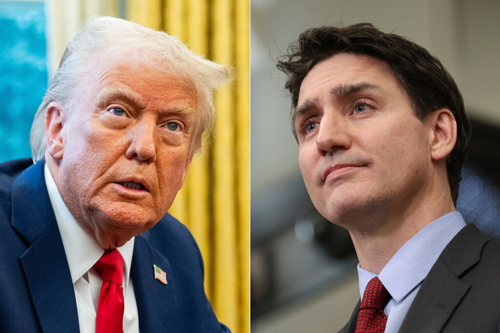 Trump y presidente de Canadá