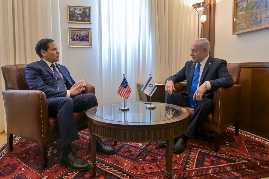 Marco Rubio se reúne con Netanyahu en su primer viaje a Israel como secretario de Estado de EE.UU.