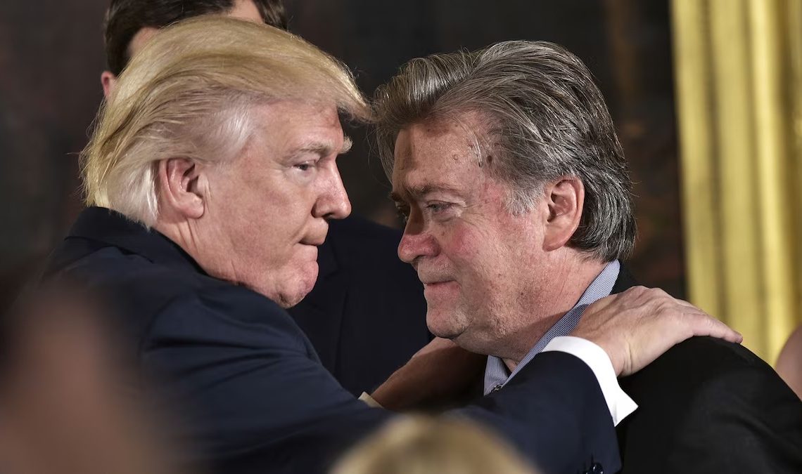 Trump y Steve Bannon